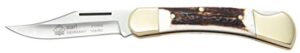 puma 210900 earl folding knife, plain stag