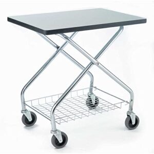 global industrial fold and store service cart, 350 lb. capacity, 28"l x 19"w x 29"h