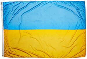 annin flagmakers ukraine flag usa-made to official united nations design specifications, 4 x 6 feet (model 221646)