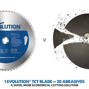 Evolution Power Tools 14BLADEST Steel Cutting Saw Blade, 14-Inch x 66-Tooth , Blue