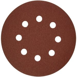 BOSCH SR5R120 5-Piece 120 Grit 5 In. 8 Hole Hook-And-Loop Sanding Discs