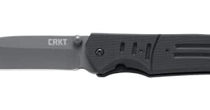 CRKT Ignitor T EDC Folding Pocket Knife: Assisted Opening Everyday Carry, Satin Blade, Thumb Stud, Liner Lock, G10 Handle, Pocket Clip 6860