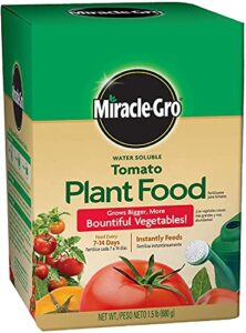 miracle-gro water soluble tomato plant food