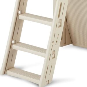 Confer Plastics A-Frame 7200 Above Ground Adjustable Pool Roll-Guard Safety Ladder