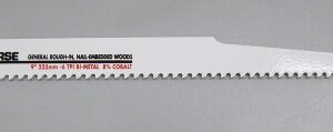 M.K. Morse RB95006T25 9-by-3/4-by-0.050-Inch 6 TPI Bi-metal Reciprocating Saw Blade, 25-Pack