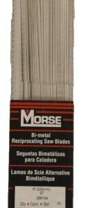 M.K. Morse RB95006T25 9-by-3/4-by-0.050-Inch 6 TPI Bi-metal Reciprocating Saw Blade, 25-Pack