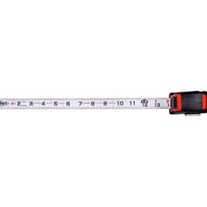 TAJIMA Tape Measure - 16 ft x 1 inch G-Plus Measuring Tape with Armored Case & Acrylic Coated Blade - GP-16BW