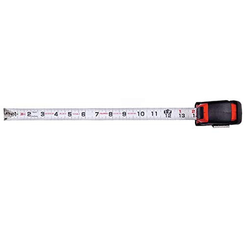 TAJIMA Tape Measure - 16 ft x 1 inch G-Plus Measuring Tape with Armored Case & Acrylic Coated Blade - GP-16BW