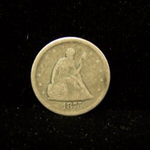 1875-S Twenty Cents Piece Coin Fine