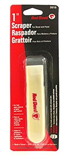 Red Devil 3010 1" Single-Edge Paint Scraper,Beige