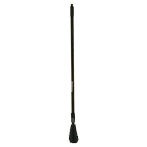 Rubbermaid Commercial 6374 7-1/2" Length x 2" Width x 35" Height, Black Color, Polypropylene Lobby Broom with Vinyl Coated Metal Handle
