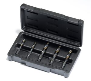 champion dt22hex-set-nc5 nc combination drill and tap set, 5-piece