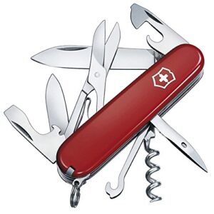 climber swiss army knife red blister pack