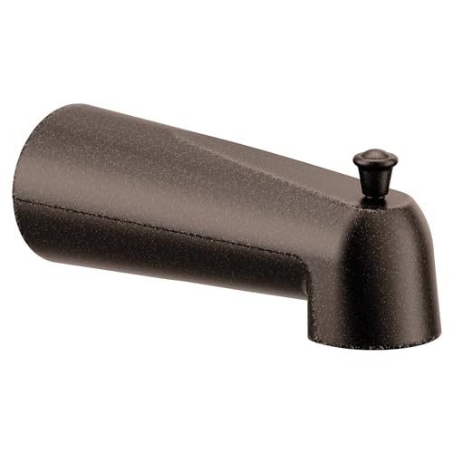 Moen 3853ORB Replacement 7-Inch Tub Diverter Spout 1/2-Inch Slip Fit Connection, Oil Rubbed Bronze