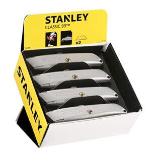 Stanley 1-10-099 Knife "99E" with retractable blade, Silver