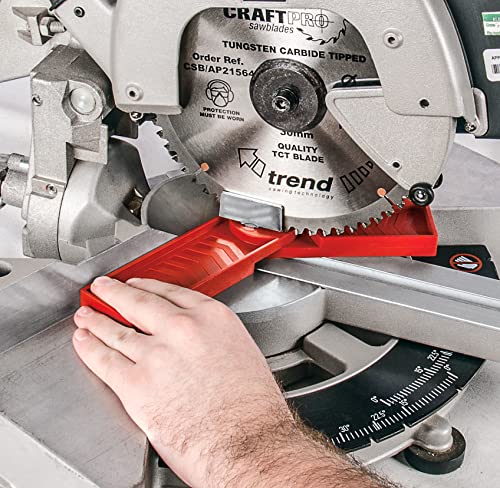 Trend Anglefix Miter Guide for Quick & Accurate Mitersaw Angle Setup, Red, ANGLEFIX