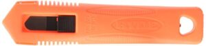 hyde tools safety 42060 switchblade ultra-light utility knife, 1/2-inch exposure, orange