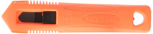 HYDE TOOLS Safety 42060 Switchblade Ultra-Light Utility Knife, 1/2-inch Exposure, Orange