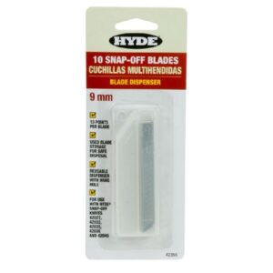 Hyde Tools 42356 Snap-Off 10-Blade Dispenser, 9mm