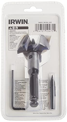 IRWIN Drill Bit, 3-Cutter, Self Feed, 2-Inch (3046010)