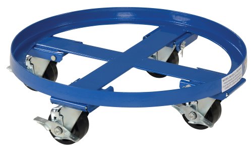 Vestil DRUM-HD Heavy Duty Drum Dolly, 2000 lbs Capacity , blue