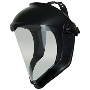 honeywell uvex bionic face shield with clear polycarbonate visor and anti-fog/hard coat (s8510)