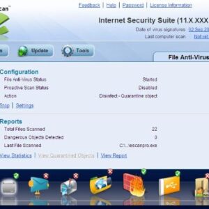 eScan Internet Security Suite for Home Users 1 User 2 Years