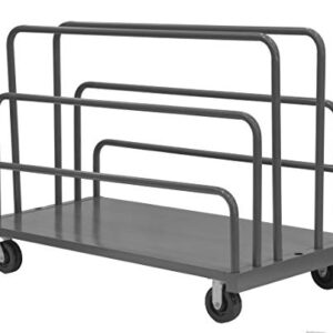 Durham 14 Gauge Steel Adjustable Panel Moving Truck, APT-2436-95, Gray