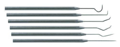 Moody Tools 55-0292 6 Pc. Stainless Steel Precision Probe Set, 25mil