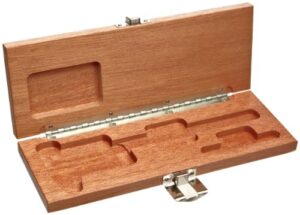 tesa brown & sharpe 599-578-9999 fitted wood case for caliper and t-bar