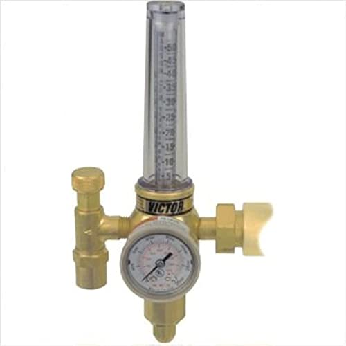 Victor Technologies 0781-2731 HRF-2425 Medium Duty Flow Meter Cylinder Argon/Argon/Carbon Dioxide Mix/Helium Regulator, 10-50/20-150 SCFH Flow Range