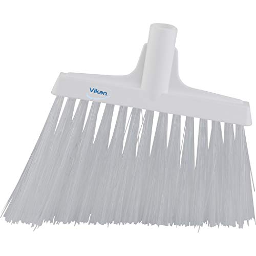 Vikan, White Broom,Angle Cut,Stiff,11",PP/PET, 2914