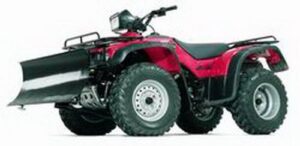 warn 79403 powersports atv front kit snow plow mount , black