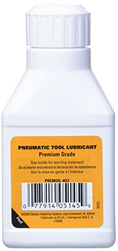 BOSTITCH PREMOIL-4OZ Premium Pneumatic Tool Oil