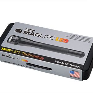 Maglite Mini LED 2-Cell AA Flashlight in Presentation Box Black