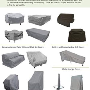 Premium Tight Weave Outdoor Patio Umbrella Cover - Heavy Duty Anti-UV Treated and Water-Resistant Fabric - Fits 7 to 11 feet Umbrellas - Taupe