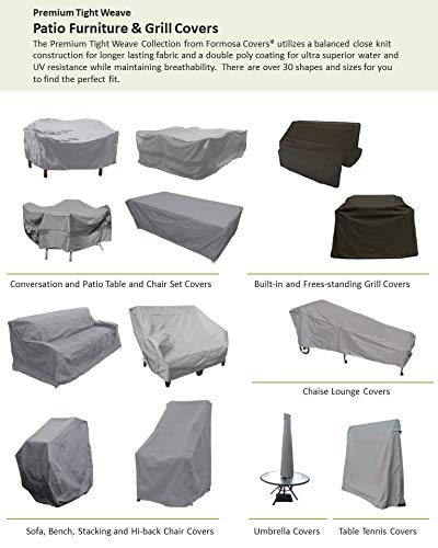 Premium Tight Weave Outdoor Patio Umbrella Cover - Heavy Duty Anti-UV Treated and Water-Resistant Fabric - Fits 7 to 11 feet Umbrellas - Taupe