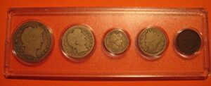 1907 birthyear us type coin set