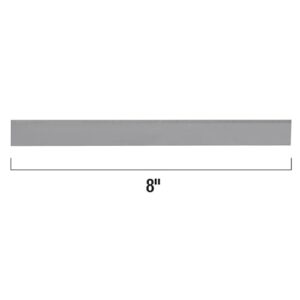 QEP 62904Q 8 in. Carbon Steel Replacement Blades for Floor Scraper and Striper, 3 Count, Grey