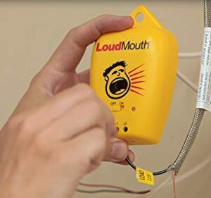 SunTouch 423250ST Loudmouth Fault Monitoring Device for Indoor Electric Heating TapeMats, Yellow