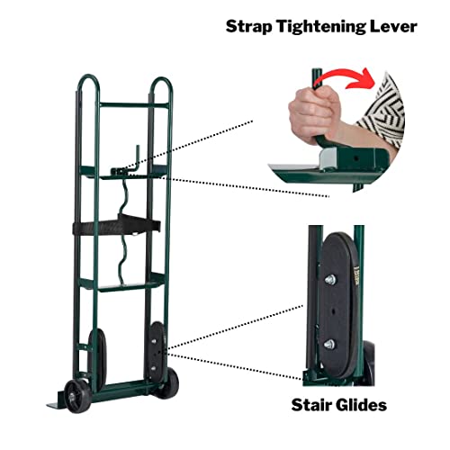 Harper Trucks 6781 Appliance Hand Truck, Dark Green