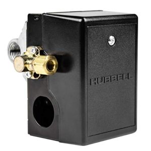 pressure switch for air compressor made by furnas / hubbell 69jf9ly2c 140-175 four port w/ unloader & on/off lever