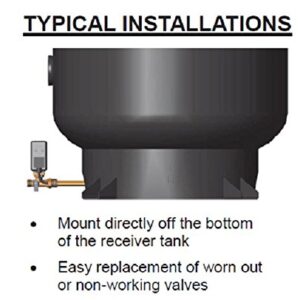 Electronic Automatic Tank Drain for Air Compressors