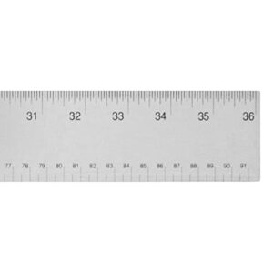 Westcott 10414 Stainless Steel Metal Ruler with Non-Slip Cork Base, 6 In