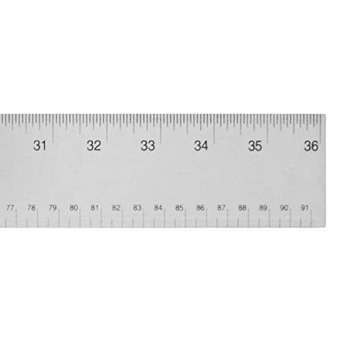 Westcott 10414 Stainless Steel Metal Ruler with Non-Slip Cork Base, 6 In