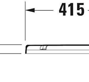 Duravit 63890000, Small, White Alpin