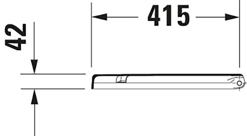 Duravit 63890000, Small, White Alpin