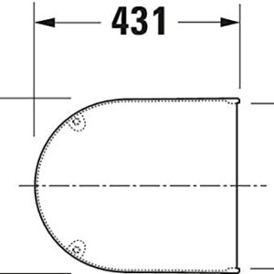 Duravit 63890000, Small, White Alpin