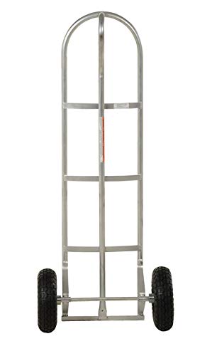 Vestil - SPHT-500S Steel Hand Truck with P Handle, Pneumatic Wheels, 500 lbs Load Capacity, 52" Height, 21" Width X 18" Depth