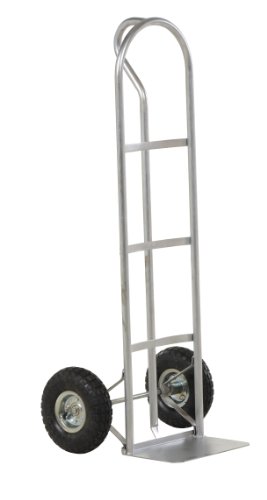 Vestil - SPHT-500S Steel Hand Truck with P Handle, Pneumatic Wheels, 500 lbs Load Capacity, 52" Height, 21" Width X 18" Depth